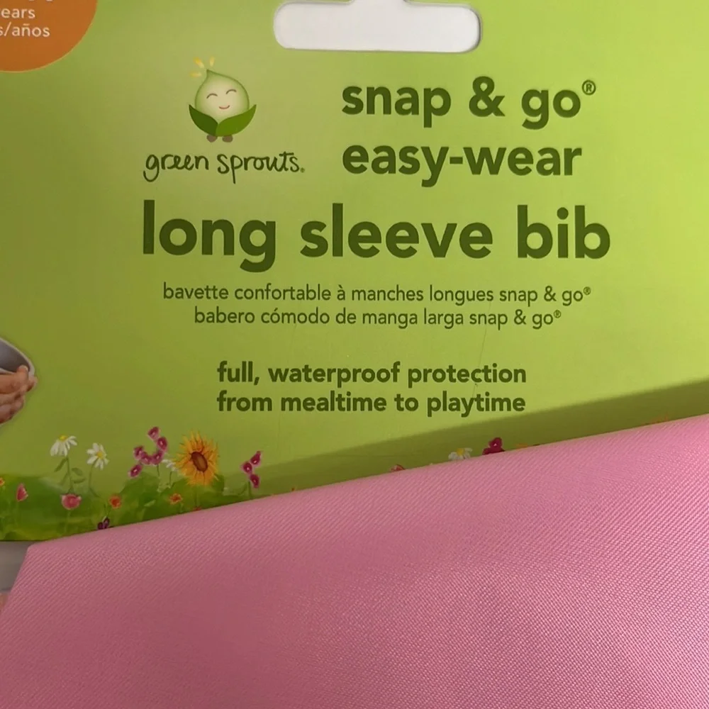 Snap & go long sleeve bib. 1692